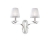Zidna svjetiljka PEGASO, E14, max 2x40W, krom bijela - ID059211
