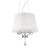 Viseća svjetiljka PEGASO, E14, max 3x40W, PROM 400, krom bijela - ID059235