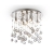 Stropna svjetiljka MOONLIGHT, G9, max 8x40W, PROM 400, krom kristal - ID077796