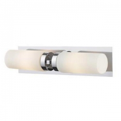 Kupaonska zidna svjetiljka NORRSUNDET E14 40W 2L krom/bijela IP44 102478
