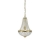 Viseća svjetiljka GRANSO E27 60W 30cm mesing/kristal 106118