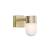 Kupaonska zidna svjetiljka MENTON G9 18W mesing/opal IP44 106374