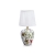 Stolna svjetiljka MANSION E14 40W bijela sa uzorkom 107039