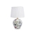 Stolna svjetiljka MANSION E27 60W bijela sa uzorkom 107040