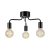 Stropna svjetiljka AVERY, E27, 3x60W 230V crna - MA108102