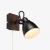 Zidna svjetiljka Markslojd NATIVE, E14, LED 1x18W, smeđa/crna - MA108211
