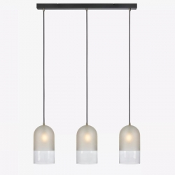 Viseća svjetiljka Markslojd COPE, E14, 3x18W, bijela/prozirna - MA108226
