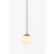 Viseća svjetiljka RISE, E14, max 1x40W, PROM 180, mesing bijela - MA108548
