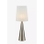 Stolna svjetiljka CONUS, E14, max 1x40W, PROM 230, bijela satin nikal - MA108624