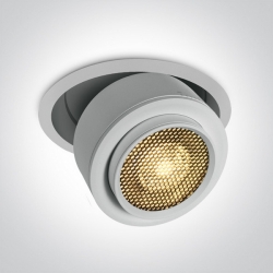 Stropna ugradbena svjetiljka LED 28W, 3000K, PROM 134, bijela - 11128G/W/W