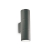 Ideal lux vanjska zidna svjetiljka GUN SMALL GU10 2x35W IP44 antracit - ID236841