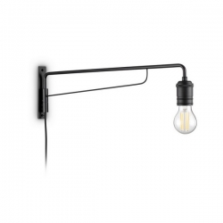Ideal lux zidna svjetiljka TRIUMPH E27 60W crna - ID242392
