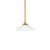 Viseća svjetiljka TRISTAN, LED 5W, 3000K, PROM 180, zlatna - ID256443