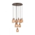 Viseća svjetiljka, E27, PROM 615, bakar/smeđa “SIRACUSA” - 39509