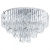 Stropna svjetiljka, E14, 10x25W, PROM 780, krom /kristal “CALMEILLES 1” - 39625