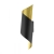 Zidna svjetiljka, E27, PROM 160, V-630, crna/zlatna ‘JABALOYAS’ - 39654