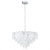 Viseća svjetiljka, E14, 10x40W, PROM 600, krom/kristal “CARVARIO” - 39724