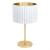 Stolna svjetiljka, E27, PROM 300, mesing/samt bijela zlatna “TAMARESCO” - 39766