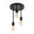 Stropna svjetiljka, E27, crna “WILMCOTE” - 43126