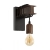 Zidna svjetiljka, E27,crni kabl/antik smeđa “TOWNSHEND 4” - 43152