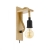 Zidna svjetiljka, E27, crna/konop “RAMPSIDE” - 43197