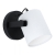 Zidna svjetiljka, E27, crna/bijela tekstil “HORNWOOD 1” - 43427