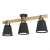 Stropna svjetiljka, E27, 3x10W, D-780, crna/drvo “BOYLE” - 43635