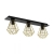 Stropna svjetiljka, E27, 3x40W, D-770, crna/zlatna “TARBES 2” - 43655