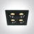 Ugradbena svjetiljka LED 10W, 3000K, 75x75, DARK LIGHT, crna - 50110H/B/W