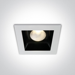 Ugradbeno COB LED svjetlo 20w 30deg 3000K bijelo- DM50120B/W/W