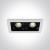Ugradbena svjetiljka LED 2x2W WW IP20 700mA DIMMABLE bijela - DM50202B/W/W