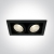 Ugradbeno COB LED svjetlo 2x30W 38deg 230V 3000K crni - DM51230/B/W