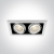 Ugradbena svjetiljka COB LED 2x30W 3000K 38deg 230V bijela - 51230/W/W