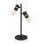 Stolna svjetiljka “LURONE”, E27, max 2x10W, PROM 200, crna mesing - 900178