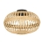 Stropna svjetiljka “AMSFIELD”, E27, max 1x40W, PROM 450, crna pletena smeđa - 43723