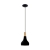 Viseća svjetiljka “SABINAR”, E27, max 1x40W, PROM 180, crna drvo - 900161
