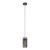 Viseća svjetiljka “KILNSDALE”, E27, max 1x40W, PROM 110, crna drvo - 43833