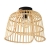 Stropna svjetiljka “GLYNEATH”, E27, max 1x40W, PROM 375, crna drvo - 43872