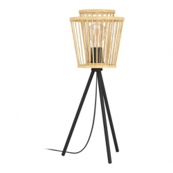 Stolna svjetiljka “HYKEHAM”, E27, max 1x40W, PROM 210, crna drvo - 43854