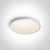 Bijelo SUPER SLIM ROUND LED plafonsko svjetlo 40W WW IP20 230V - DM62152/W/W