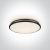 Crno LED plafonsko svjetlo 24W WW IP20 230V - DM62154/B/W