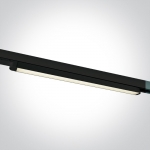 Crni LED 16W CW linearno svjetlo za praćenje 100-240V - DM65018T/B/C