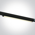 Crno LED linearno svjetlo za praćenje 16W WW LINEAR TRACK LIGHT 100-240V - DM65018T/B/W