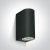 Vanjska zidna svjetiljka, GU10, max 2x6W, IP65, crna - 67142G/B