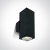 Vanjska zidna svjetiljka, GU10, max 2x10W, 63x63, IP54, crna - DM67426C/B