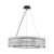 Viseća svjetiljka BAROK, LED G9, max 9x5W, PROM 700, crna staklo - NL9006056