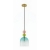 Viseća svjetiljka MURANO, LED E14, max 1x5W, PROM 160, zlatna multicolor - NL9009233