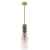 Viseća svjetiljka MURANO, LED E14, max 1x5W, PROM 108, zlatna multicolor - NL9009236