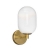 Zidna svjetiljka BALOR, LED G9, max 1x5W, zlatna gradient bijela - NL9009247