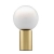 Stolna svjetiljka JIAN, LED E27, max 1x12W, PROM 200, zlatna gradient bijela - NL9028842